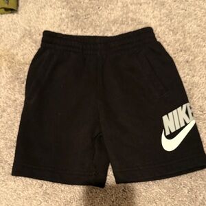 Nike Kids Black Logo Shorts